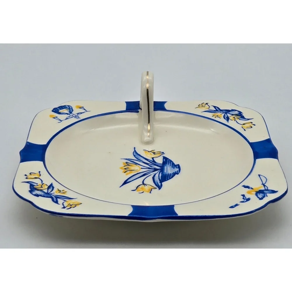 Hotta Yu Shoten & Co Lusterware‎ Japan 20's Floral Dish Numbered Hand Painted